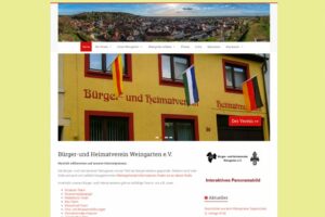 Bild: Kundenprojekt Bürger und Heimatverein Weingarten e.V.